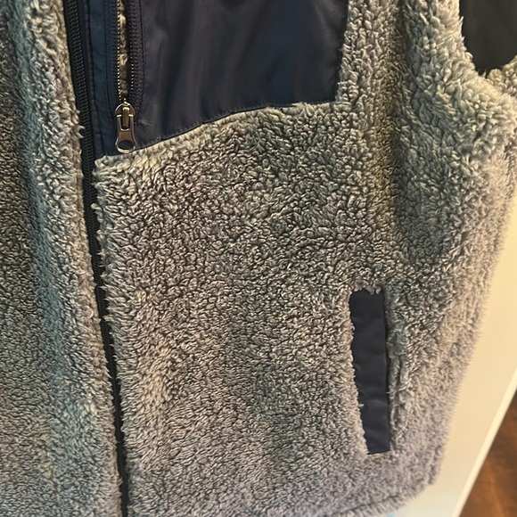 Chicago Bears Navy and Orange Puffer Vest - Picture 15 of 15